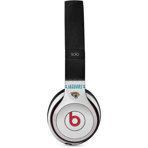 NFL Jacksonville Jaguars White Striped Beats Solo 3 Wireless Skin