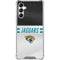 NFL Jacksonville Jaguars White Striped Gabb Phone 4 Clear Case