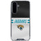 NFL Jacksonville Jaguars White Striped Galaxy A36 5G Clear Case