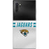 NFL Jacksonville Jaguars White Striped Galaxy Note 10 Plus Skin