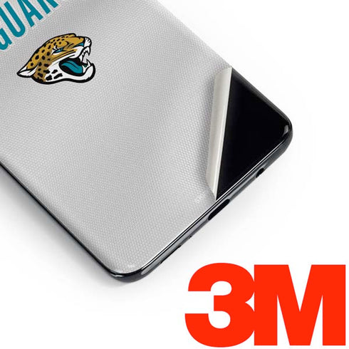 NFL Jacksonville Jaguars White Striped Galaxy S10e Skin