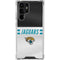 NFL Jacksonville Jaguars White Striped Galaxy S23 Ultra Clear Case