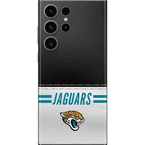 NFL Jacksonville Jaguars White Striped Galaxy Skins