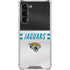 NFL Jacksonville Jaguars White Striped Galaxy S24 FE Clear Case