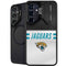 NFL Jacksonville Jaguars White Striped Galaxy S24 FE Kickstand Case
