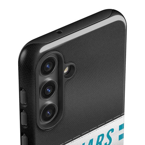 NFL Jacksonville Jaguars White Striped Galaxy S25 Impact Case