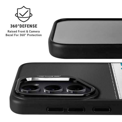 NFL Jacksonville Jaguars White Striped Galaxy S24 Kickstand Case