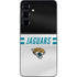 NFL Jacksonville Jaguars White Striped Galaxy S25 Plus Skin