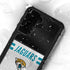 NFL Jacksonville Jaguars White Striped Galaxy S24 Plus Waterproof Case