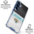 NFL Jacksonville Jaguars White Striped Galaxy S25 Clear Case