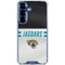 NFL Jacksonville Jaguars White Striped Galaxy S25 Plus Clear Case