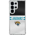 NFL Jacksonville Jaguars White Striped Galaxy S25 Ultra Clear Case