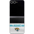 NFL Jacksonville Jaguars White Striped Galaxy Z Flip6 Skin