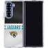 NFL Jacksonville Jaguars White Striped Galaxy Z Fold6 Clear Case
