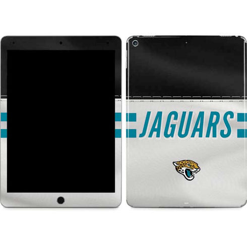 NFL Jacksonville Jaguars White Striped iPad Skins