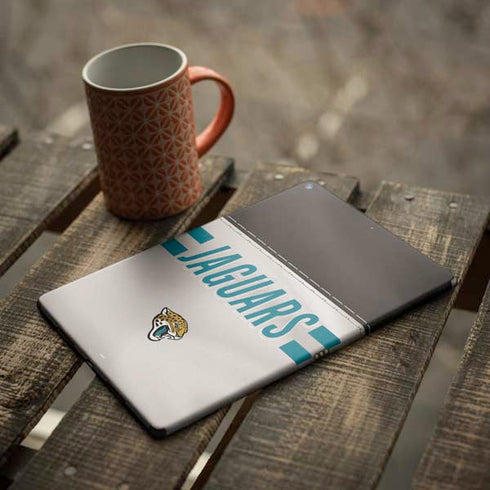 NFL Jacksonville Jaguars White Striped iPad Skins