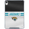 NFL Jacksonville Jaguars White Striped iPad 11th Gen (2025) Clear Case