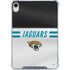 NFL Jacksonville Jaguars White Striped iPad 11th Gen (2025) Clear Case