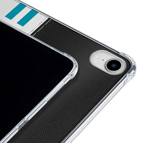 NFL Jacksonville Jaguars White Striped iPad 11th Gen (2025) Clear Case