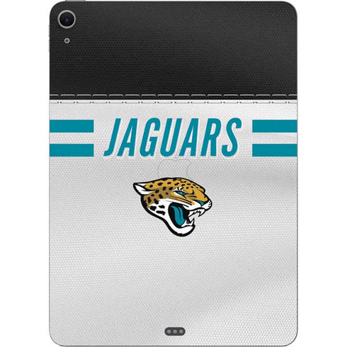 NFL Jacksonville Jaguars White Striped Apple iPad Air Skin