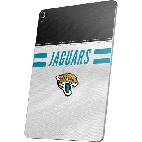 NFL Jacksonville Jaguars White Striped Apple iPad Air Skin