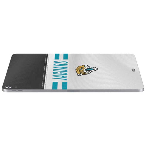 NFL Jacksonville Jaguars White Striped Apple iPad Air Skin