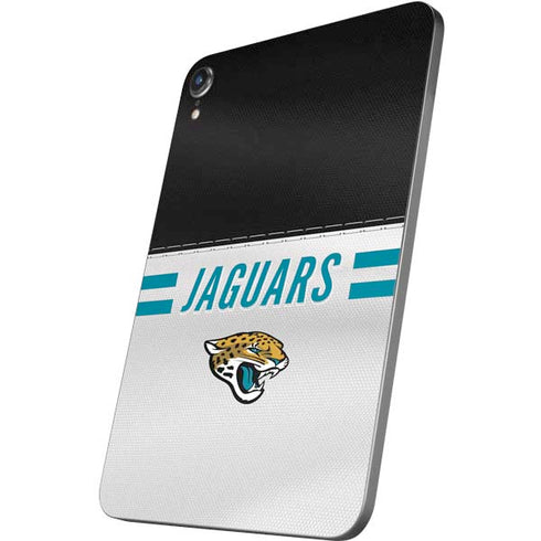 NFL Jacksonville Jaguars White Striped Apple iPad Mini Skin