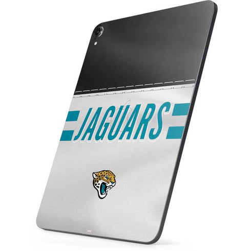 NFL Jacksonville Jaguars White Striped Apple iPad Pro Skin