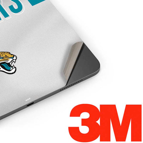 NFL Jacksonville Jaguars White Striped Apple iPad Pro Skin