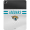 NFL Jacksonville Jaguars White Striped iPad Pro 13in M4 (2024) Skin