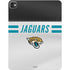 NFL Jacksonville Jaguars White Striped iPad Pro 13in M4 (2024) Skin