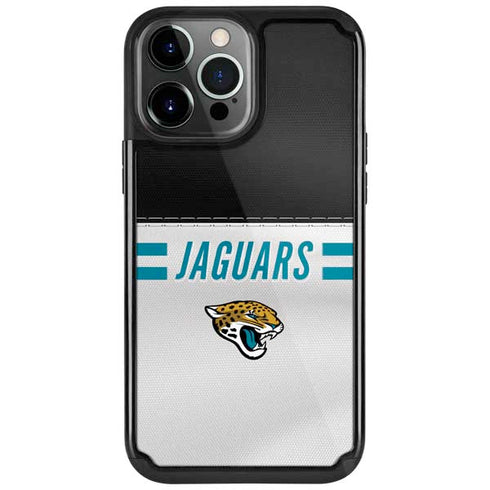 NFL Jacksonville Jaguars White Striped iPhone Cases
