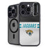 NFL Jacksonville Jaguars White Striped iPhone 13 Pro Max Kickstand Case
