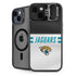 NFL Jacksonville Jaguars White Striped iPhone 15 Kickstand Case