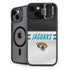 NFL Jacksonville Jaguars White Striped iPhone 15 Plus Kickstand Case