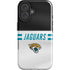 NFL Jacksonville Jaguars White Striped iPhone 16 Impact Case