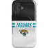 NFL Jacksonville Jaguars White Striped iPhone 16 Magsafe Impact Case