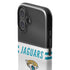 NFL Jacksonville Jaguars White Striped iPhone 16 Plus Impact Case