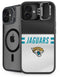 NFL Jacksonville Jaguars White Striped iPhone 16 Plus Kickstand Case
