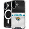 NFL Jacksonville Jaguars White Striped iPhone 16 Plus MagSafe Case