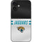 NFL Jacksonville Jaguars White Striped iPhone 16 Plus Skin