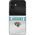 NFL Jacksonville Jaguars White Striped iPhone 16 Plus Skin