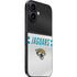 NFL Jacksonville Jaguars White Striped iPhone 16 Plus Skin