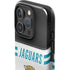 NFL Jacksonville Jaguars White Striped iPhone 16 Pro Impact Case