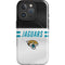 NFL Jacksonville Jaguars White Striped iPhone 16 Pro Magsafe Impact Case