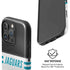 NFL Jacksonville Jaguars White Striped iPhone 16 Pro Magsafe Impact Case