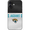 NFL Jacksonville Jaguars White Striped iPhone 16 Skin