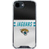NFL Jacksonville Jaguars White Striped iPhone 16e Clear Case