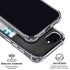 NFL Jacksonville Jaguars White Striped iPhone 16e Clear Case