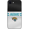 NFL Jacksonville Jaguars White Striped iPhone 16e Skin